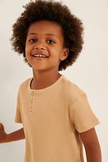 Organic Ribbed Tee
