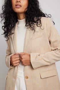 Blazer i overstørrelse med detalje