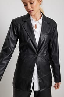 Stilren PU blazer