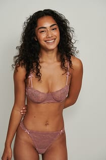 Sugar Bow Lace Thong