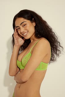 Swiss Dot Bra