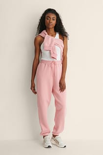 Organische smaltoelopende sweatpants