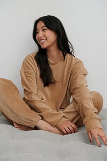 Sweater i velour