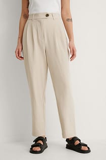 Genanvendte cropped bukser