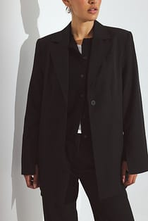 Regular Long Line Blazer