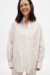 Seersucker Long Sleeve Shirt