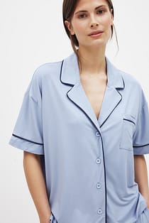 Short Sleeve Pyjamas Shirt