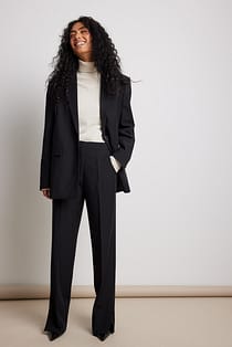 Pantalon de costume habillé fendu sur les côtés