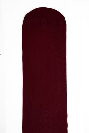 Burgundy Medias transparentes de 20 deniers