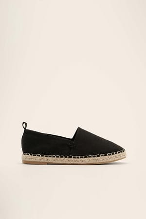 Black Basic Espadrilles
