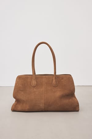 Tan Cabas grande taille en daim