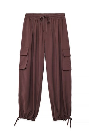 Burgundy Cargoballonbukser