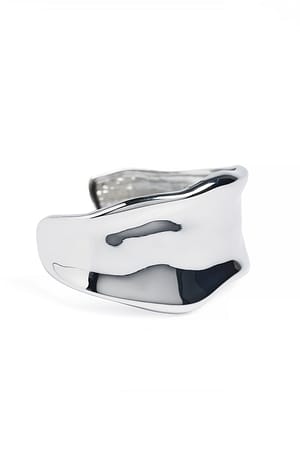 Silver chunky Armreif
