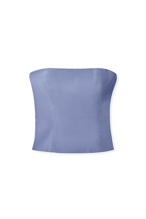Blue/Grey Classic Corset Top