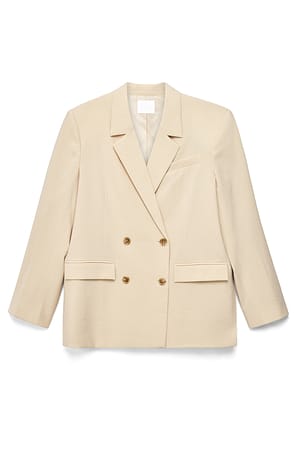 Vanilla Oversized dobbeltradet blazer