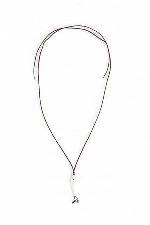 Brown Collier avec détail poisson