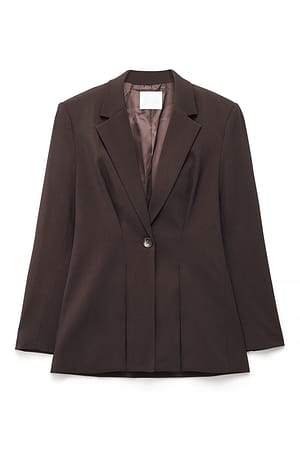 Brown Blazer med tettsittende liv