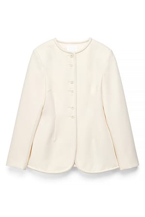 Offwhite Fitted Blazer