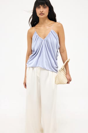 Light Blue Flowy top