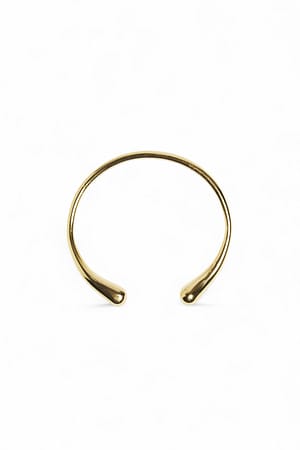 Gold vergoldetes einzelnes Armreif-Armband