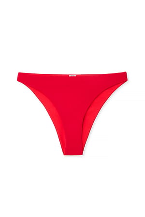 Red High Leg Bikini Panty