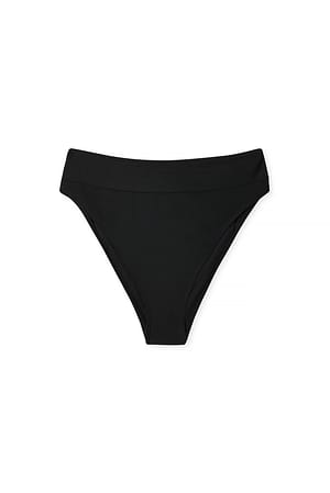 Black High Waist Bikini Panty