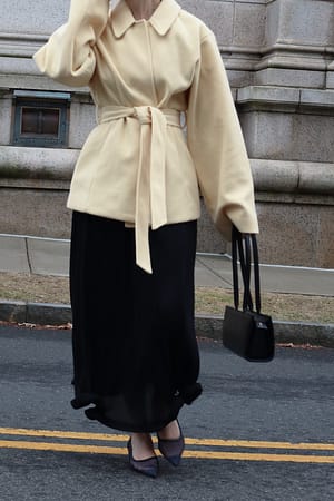 Black Midi Skirt