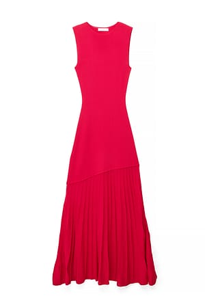 Red Robe courte sans manches en maille
