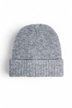 Grey Beanie-Mütze