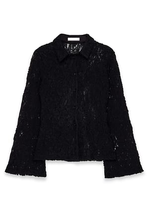Black Lace Shirt