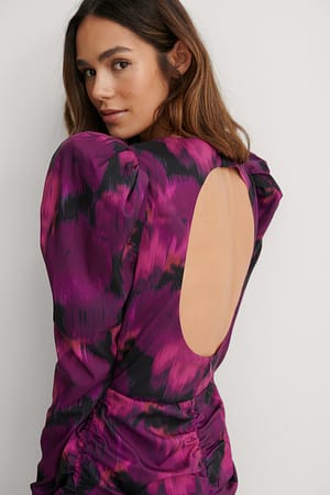 Flower Print Mini-Jurk