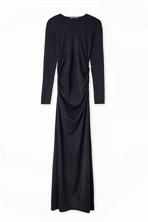 Black Long Sleeve Maxi Dress