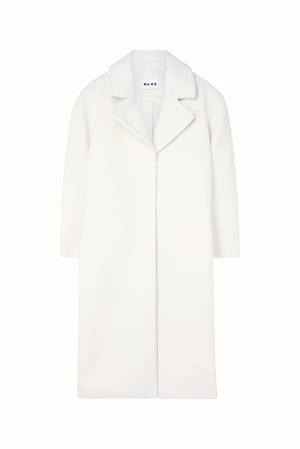 Off White Manteau long structuré