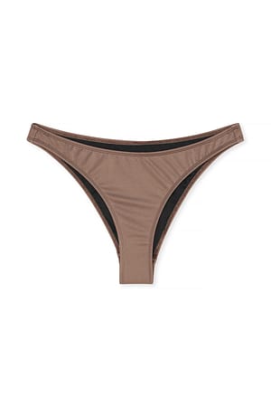 Brown Lågt skuren bikinitrosa