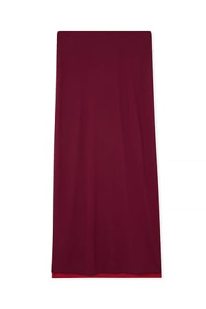 Red Jersey Maxi Skirt
