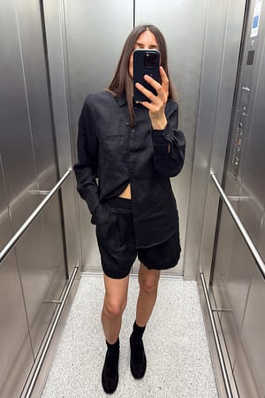 Black Linskjorte