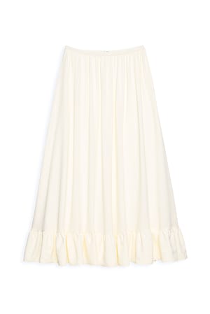 Cream Maxi Skirt