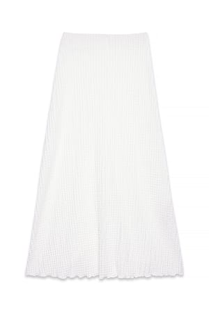 White Maxikjol