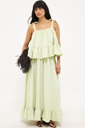 Sage Green Maxi Skirt