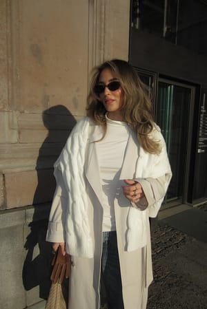 Offwhite Hamiot doux à col roulé