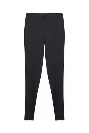 Black Mid Waist Tights
