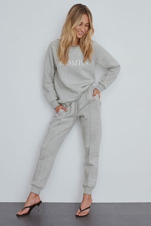 Grey Basic Joggingbroek