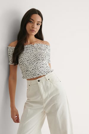 Dots Gepunktetes Oberteil