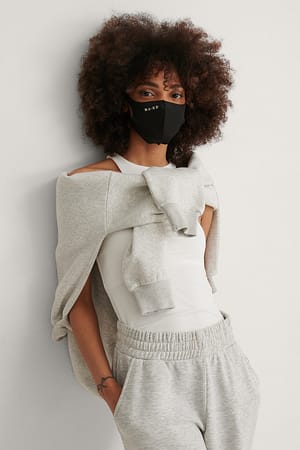 Black Fashion-Gesichtsmaske