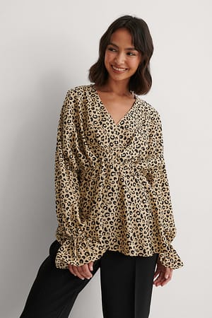 Leoprint Bluse