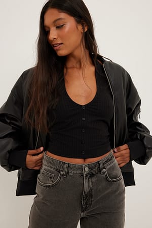 Black Ribbet singlet