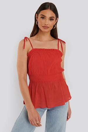 Red Unterhemd Mit Trägern