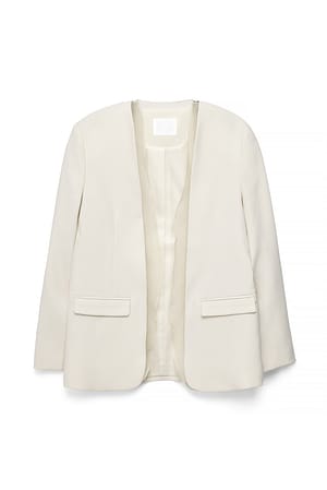 Offwhite Blazer i organza med slag