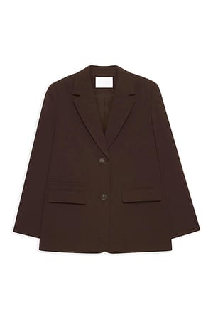 Brown Oversized blazer