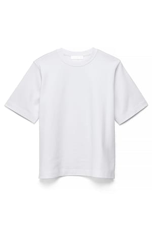 White Camiseta oversize gruesa
